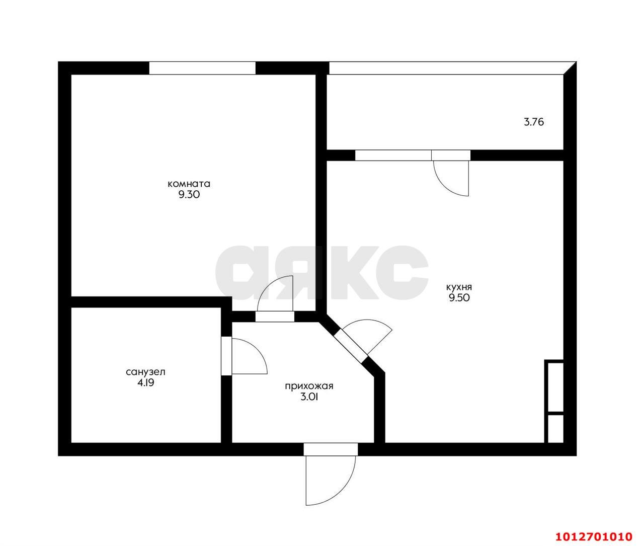 Фото №14: 1-комнатная квартира 30 м² - Краснодар, Славянский, ул. Красных Партизан, 1/4к16
