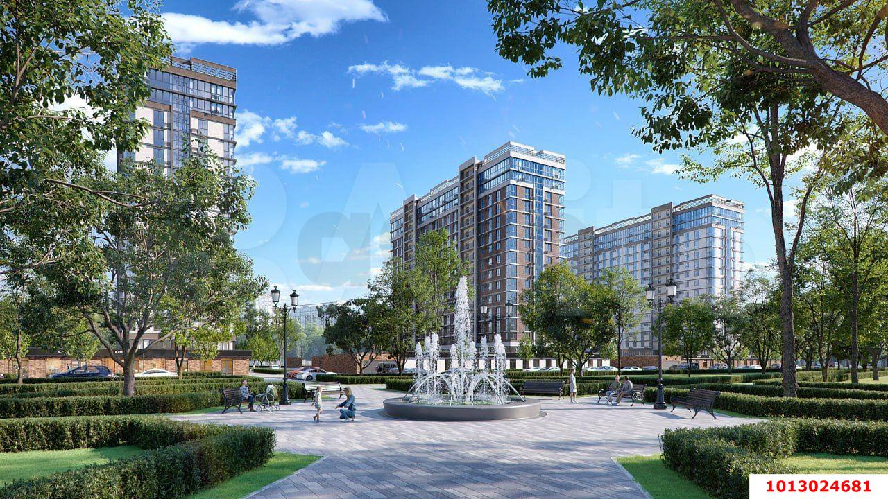 Фото №12: 1-комнатная квартира 38 м² - Краснодар, Прикубанский внутригородской округ, мкр. Догма Парк, ул. Марины Цветаевой, 1к1