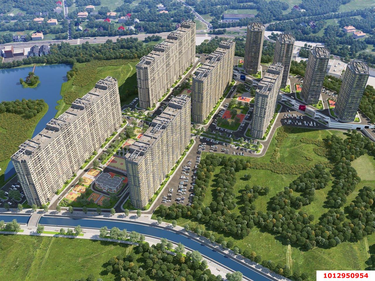 Фото №3: 1-комнатная квартира 41 м² - Краснодар, жилой комплекс Сказка Град, мкр. Карасунский внутригородской округ, ул. имени В.Н. Мачуги, 166