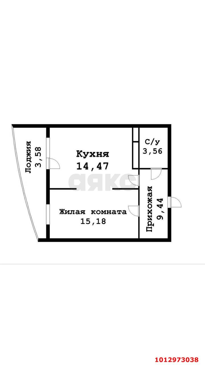 Фото №6: 1-комнатная квартира <span class="whitespace-nowrap">46 м²</span>, <span class="whitespace-nowrap">19/24 эт.</span> - Краснодар, Центральный внутригородской округ, Черёмушки, мкр. ЖК Фонтаны, ул. Воронежская, 47Б