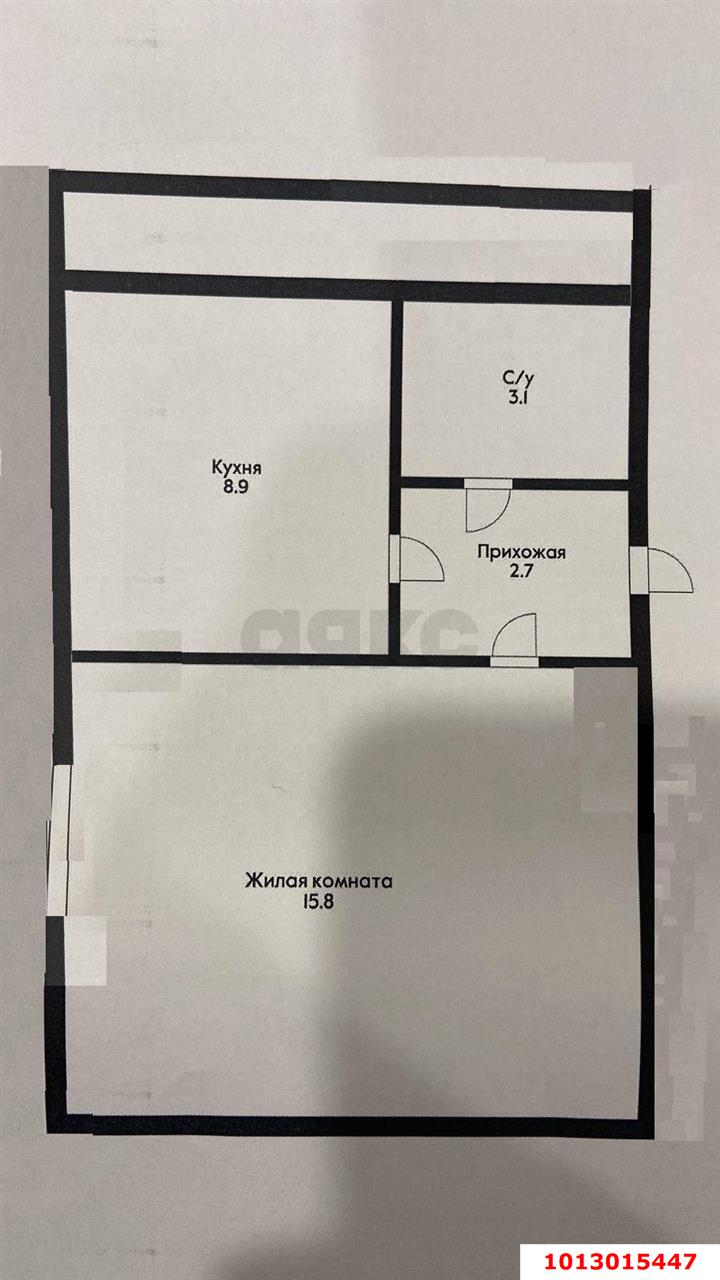 Фото №13: 1-комнатная квартира 35 м² - Знаменский, Карасунский внутригородской округ, ул. Платиновая, 37