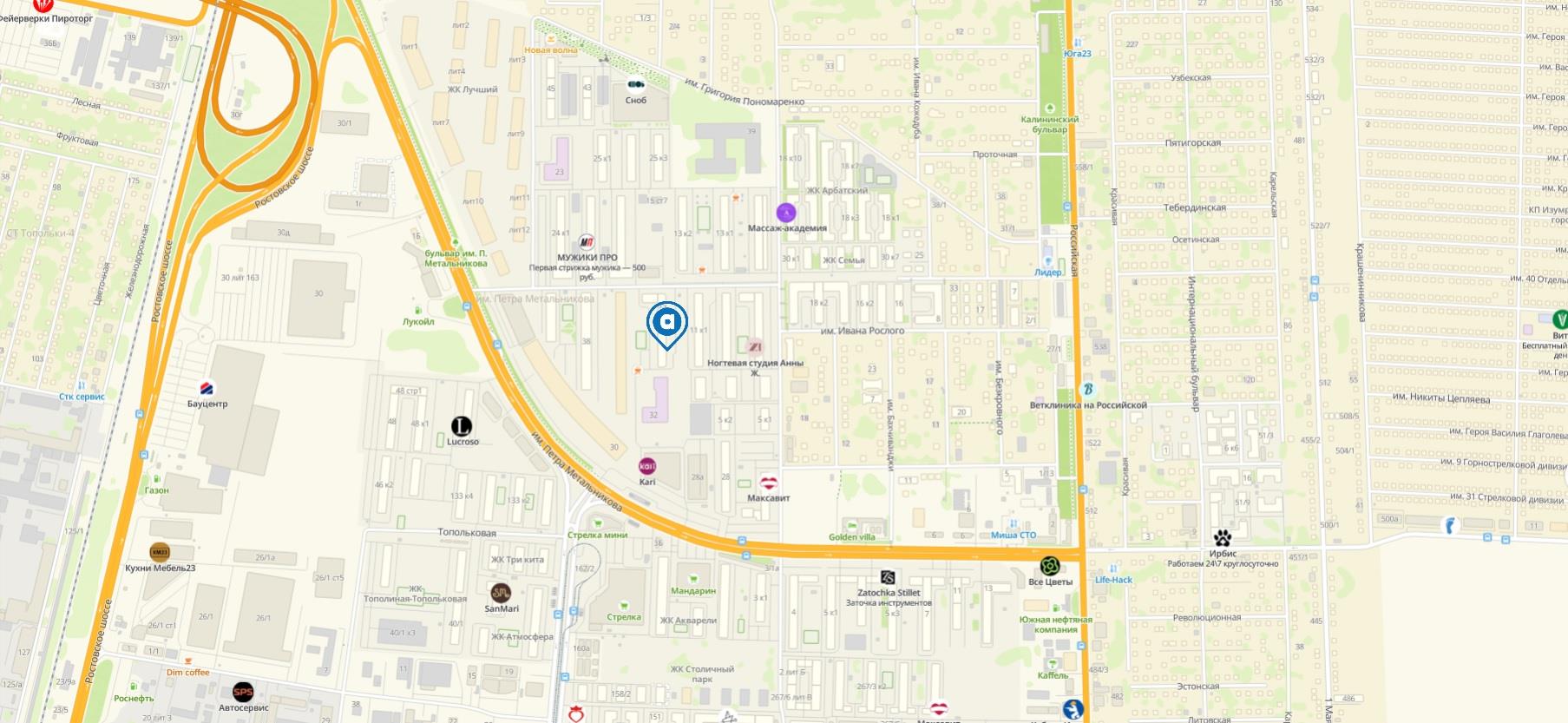 Фото №7: Коммерция 94 м² - Краснодар, жилой комплекс Победа-2, Прикубанский внутригородской округ, Завод Радиоизмерительных Приборов, мкр. имени Петра Метальникова, ул. Цезаря Куникова, 35