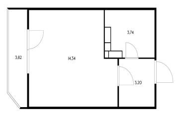 Фото №5: Студия 23 м² - Краснодар, мкр. жилой комплекс Ural, ул. Уральская, 87/7