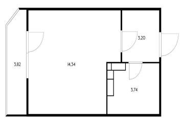 Фото №5: Студия 23 м² - Краснодар, мкр. жилой комплекс Ural, ул. Уральская, 87/7