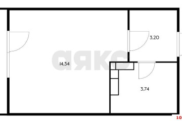 Фото №5: Студия 21 м² - Краснодар, мкр. жилой комплекс Ural, ул. Уральская, 87/7