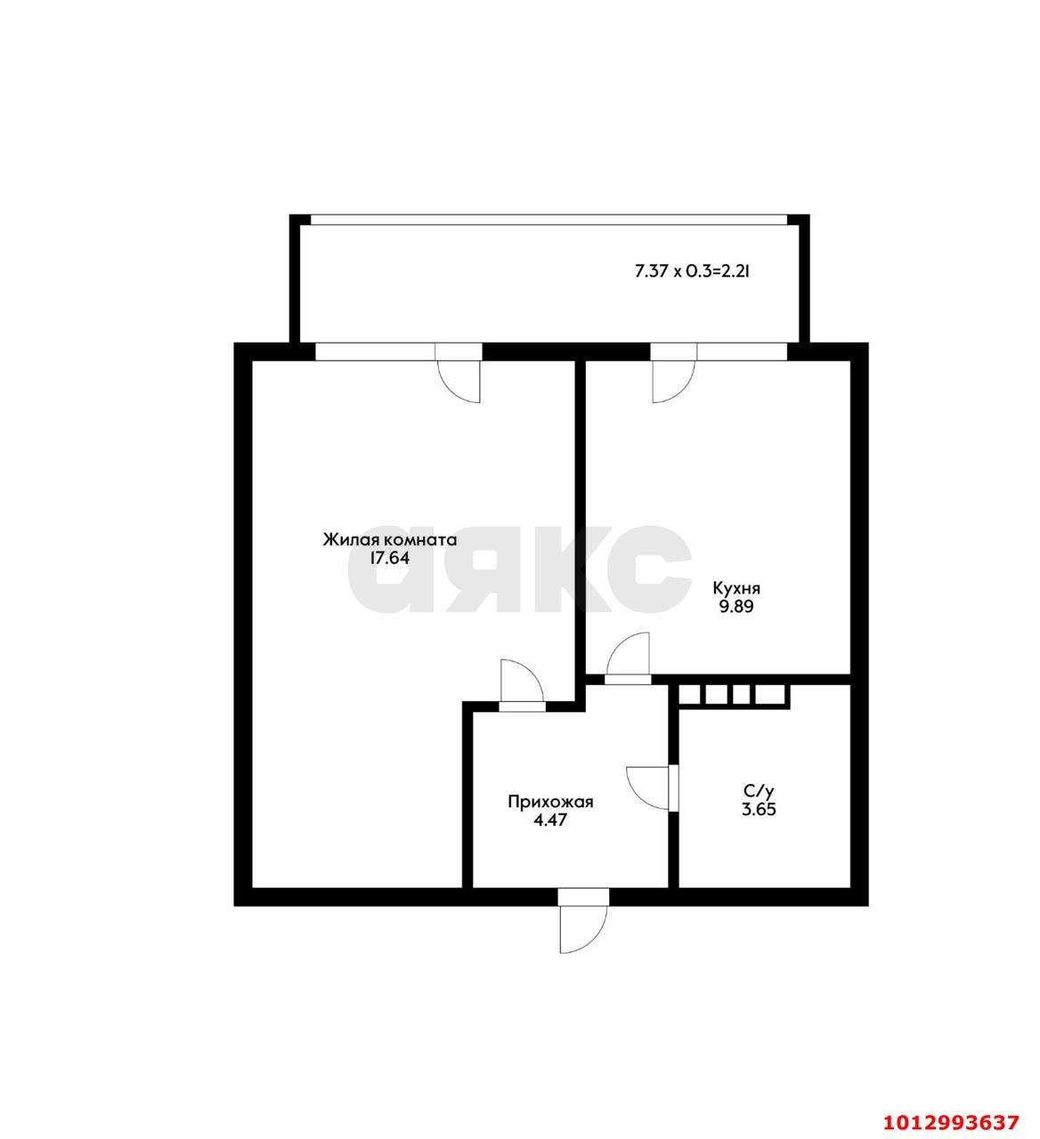 Фото №2: 1-комнатная квартира 37 м² - Краснодар, жилой комплекс Режиссёр, ул. Уральская, 100/8
