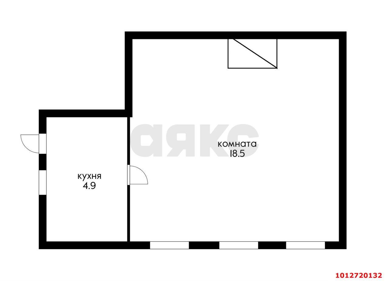 Фото №10: 1-комнатная квартира 23 м² - Краснодар, Центральный, ул. Карасунская, 116
