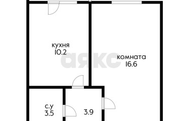 Фото №2: 1-комнатная квартира 35 м² - Краснодар, мкр. Прикубанский внутригородской округ, ул. имени В.М. Комарова, 106Бк8