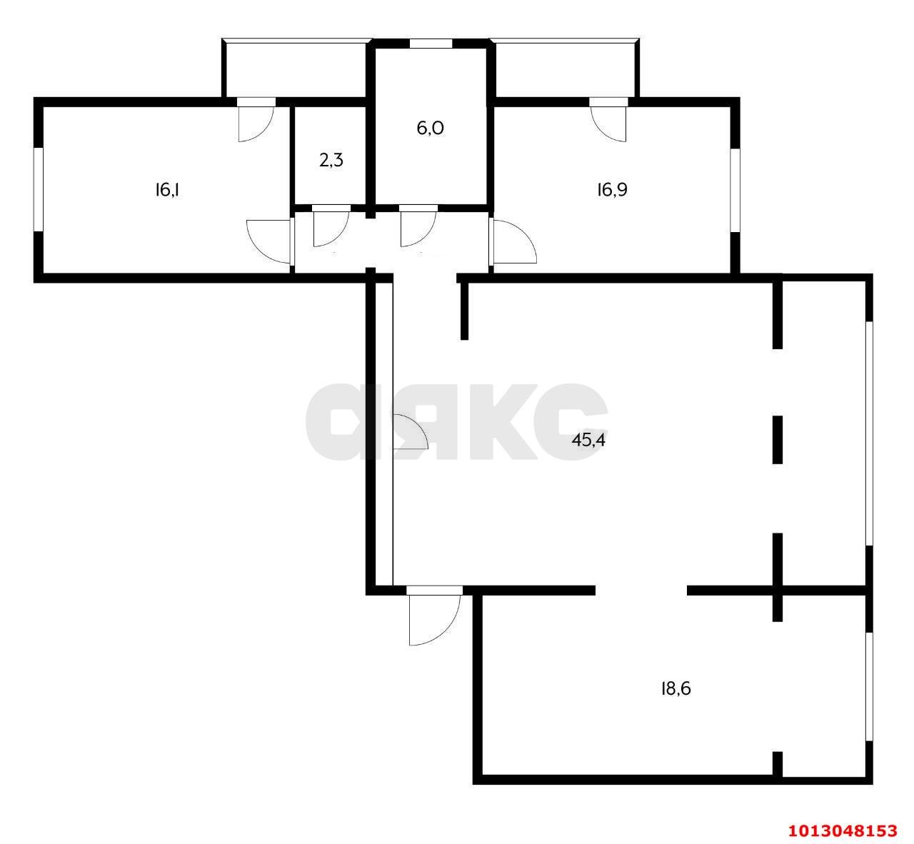 Фото №20: 3-комнатная квартира 128 м² - Краснодар, Черёмушки, ул. Старокубанская, 129