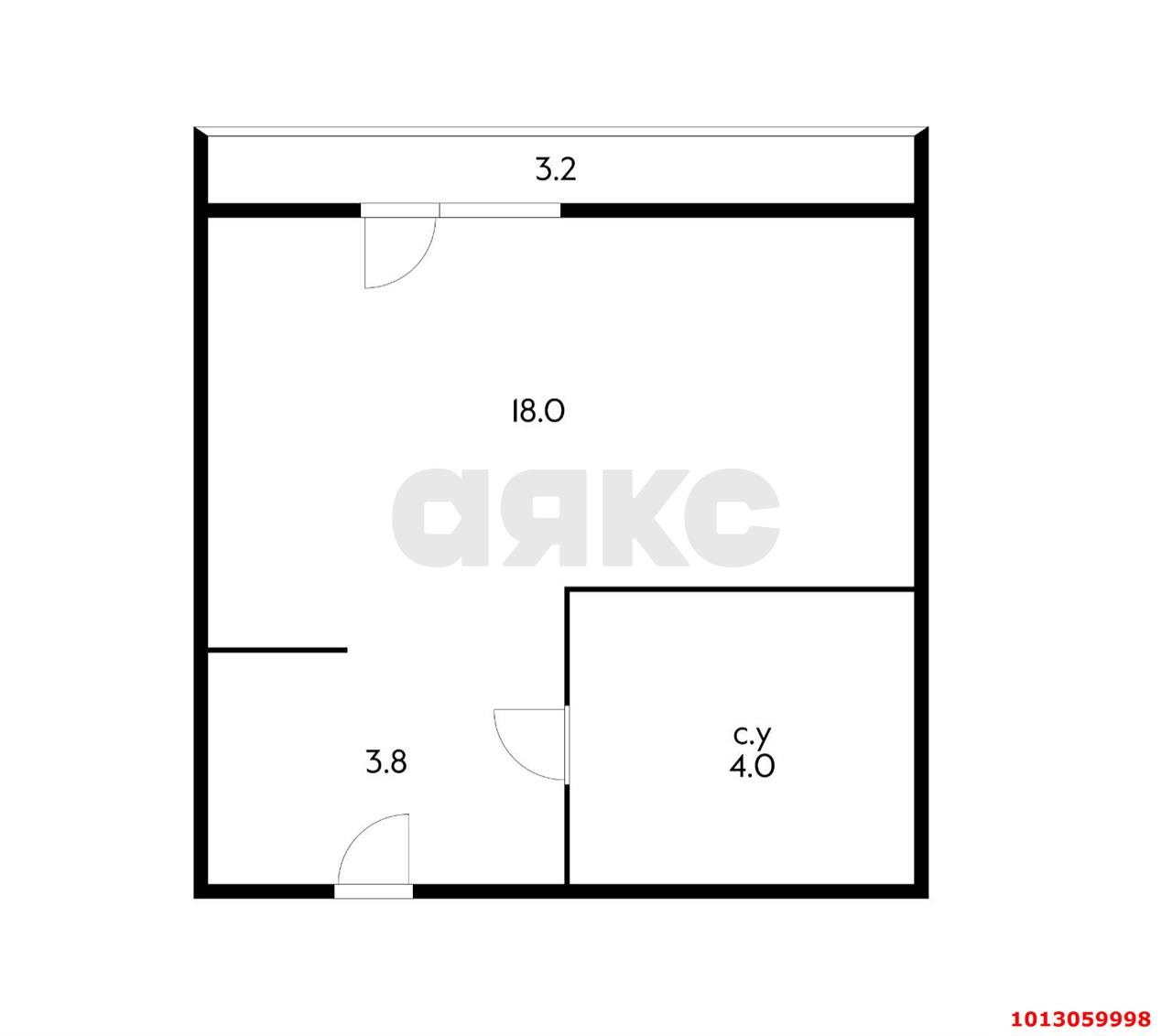 Фото №11: Студия 28 м² - Краснодар, Губернский, ул. им. Героя Яцкова И.В., 17к1