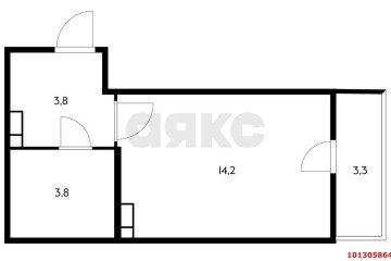 Фото №4: Студия 25 м² - Краснодар, мкр. жилой комплекс Смоленский, ул. Восточно-Кругликовская, 30/1