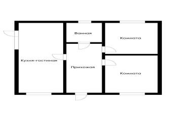 Фото №2: Дом 90 м² - садовое некоммерческое товарищество Авиатор, мкр. Прикубанский внутригородской округ, ул. Тополиная, 30