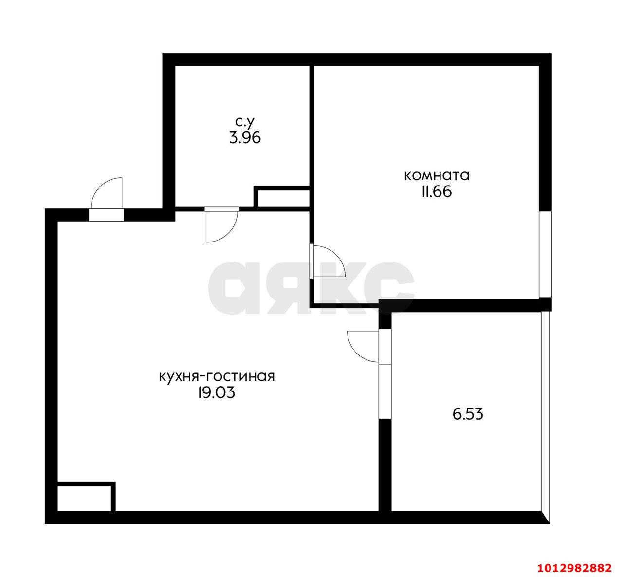 Фото №10: 1-комнатная квартира 41 м² - Краснодар, Любимово, 2
