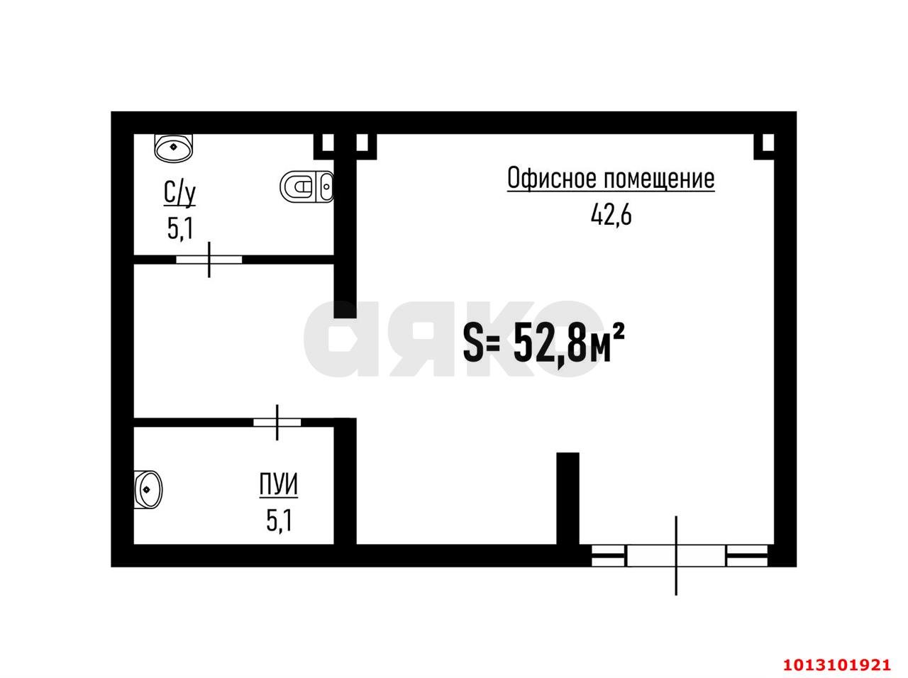 Фото №7: Торговое помещение 55 м² - Краснодар, жилой комплекс Ракурс, ул. имени Героя Ростовского, 8к4