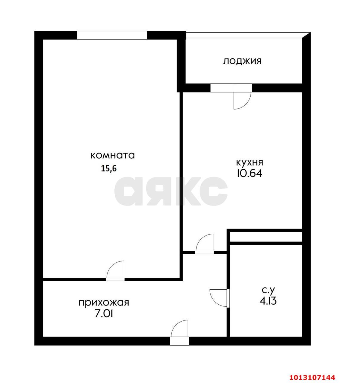 Фото №12: 1-комнатная квартира 37 м² - Краснодар, жилой комплекс Сказка Град, ул. имени В.Н. Мачуги, 166Ак2