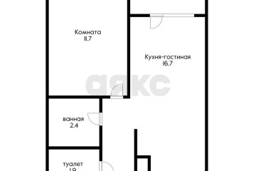 Фото №3: 1-комнатная квартира 42 м² - Краснодар, мкр. Парк Победы, ул. Героя Пешкова, 14