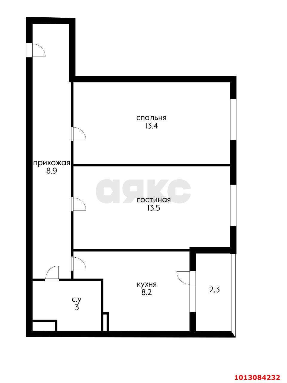 Фото №9: 2-комнатная квартира 47 м² - Краснодар, 2-я Площадка, пр-д 1-й Лиговский, 2/24