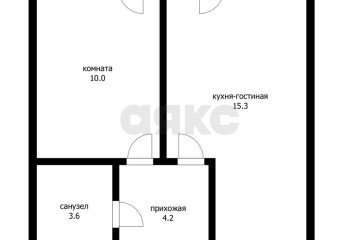 Фото №1: 1-комнатная квартира 38 м² - Краснодар, мкр. жилой комплекс Британия-2, ул. Измаильская, 78к2