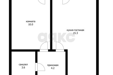 Фото №2: 1-комнатная квартира 38 м² - Краснодар, мкр. жилой комплекс Британия-2, ул. Измаильская, 78к2