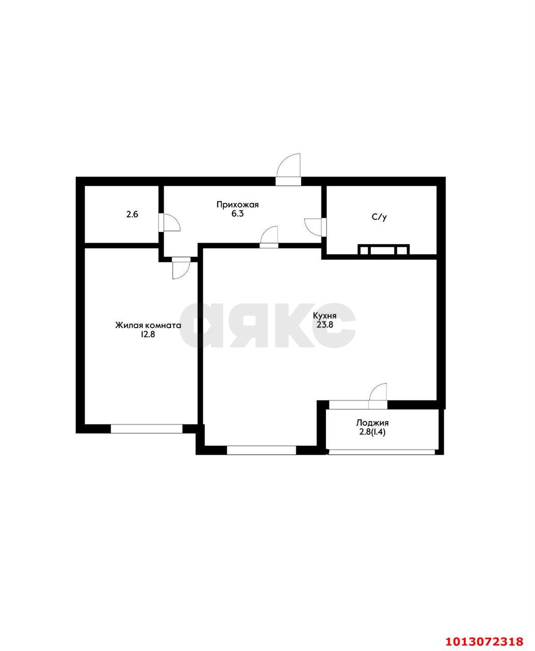 Фото №15: 2-комнатная квартира 53 м² - Краснодар, жилой комплекс Нeo-квартал Красная Площадь, ул. им. Мурата Ахеджака, 12