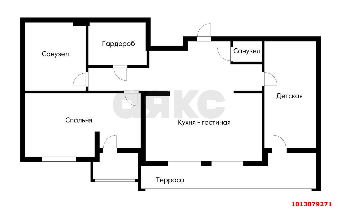 Фото №12: 3-комнатная квартира 100 м² - Краснодар, ЖК Привилегия, Карасунский внутригородской округ, Центральный внутригородской округ, Черёмушки, мкр. жилой комплекс Привилегия, ул. Селезнёва, 4/15к1