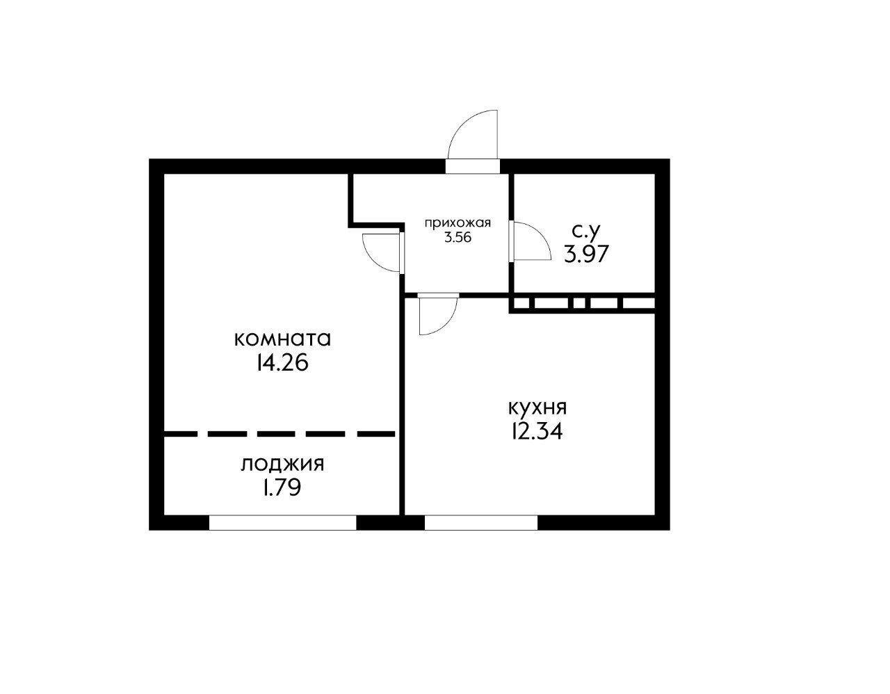 Фото №18: 1-комнатная квартира 38 м² - Краснодар, Центральный внутригородской округ, мкр. Черёмушки, ул. Обрывная, 132/1к6