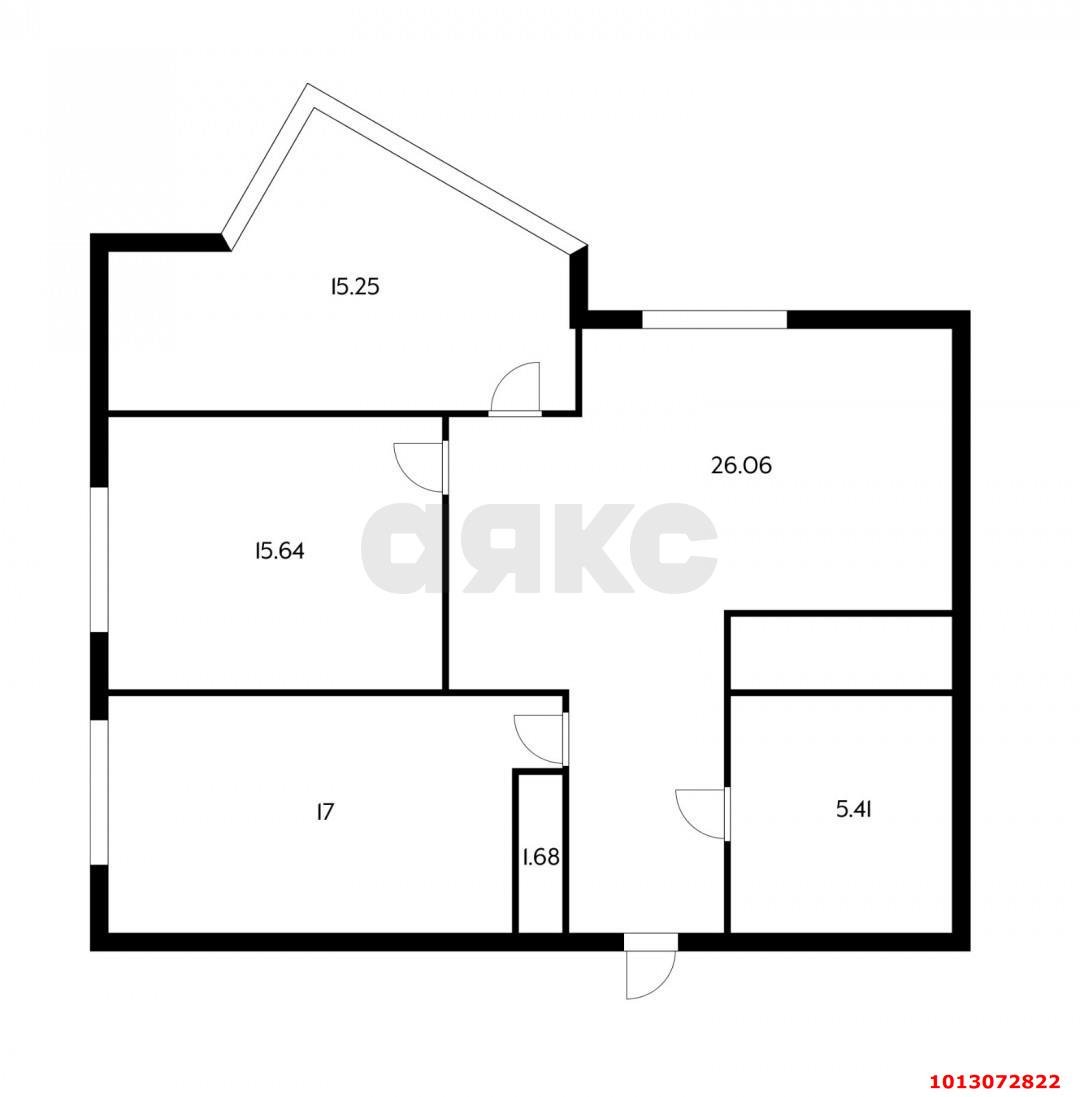 Фото №13: 3-комнатная квартира 80 м² - Краснодар, жилой комплекс Элегант, ул. Сормовская, 1/3