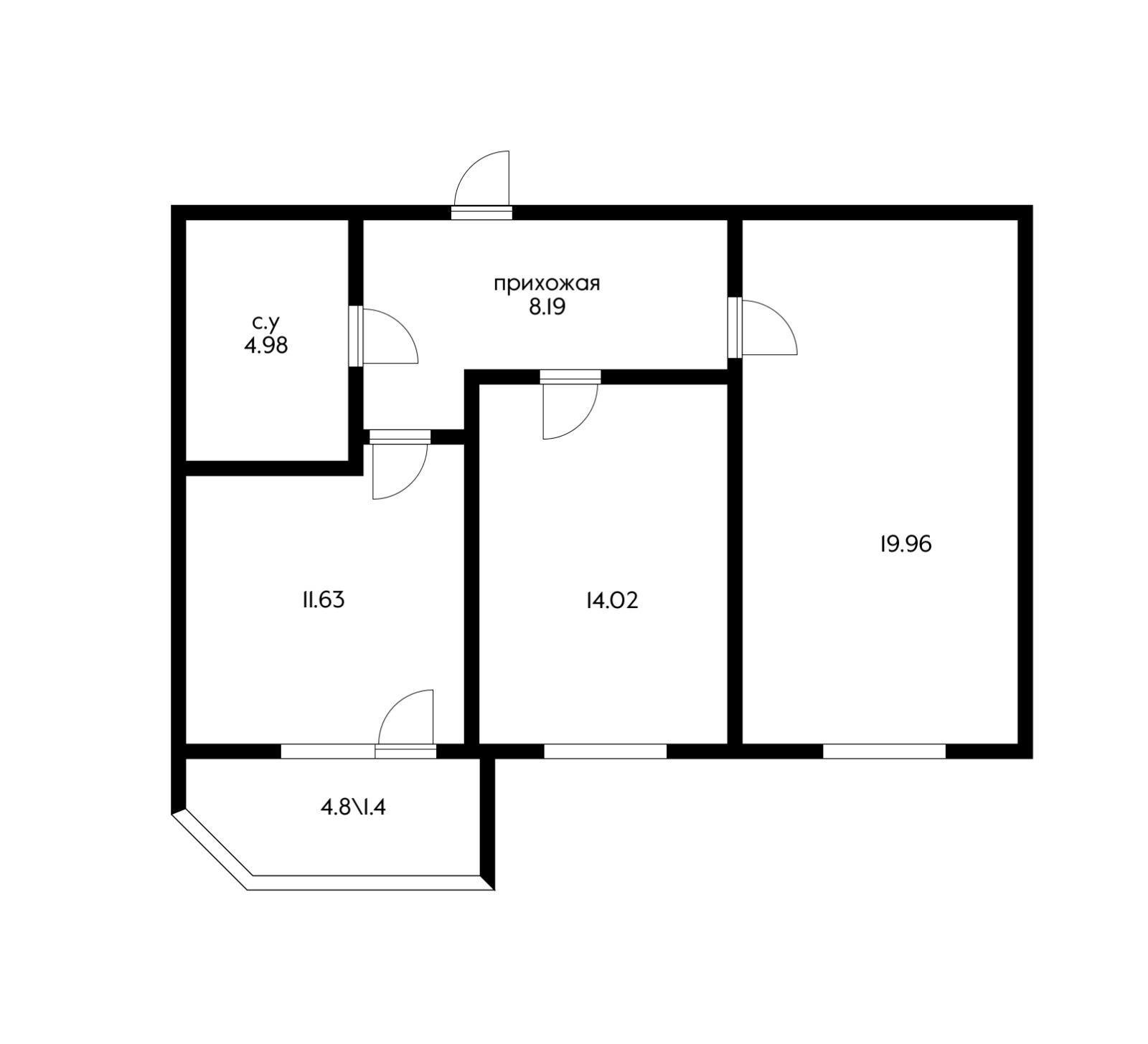 Фото №13: 2-комнатная квартира 63 м² - Краснодар, Западный внутригородской округ, Фестивальный, мкр. жилой комплекс Аврора Парк, ул. Шоссе Нефтяников, 22с1