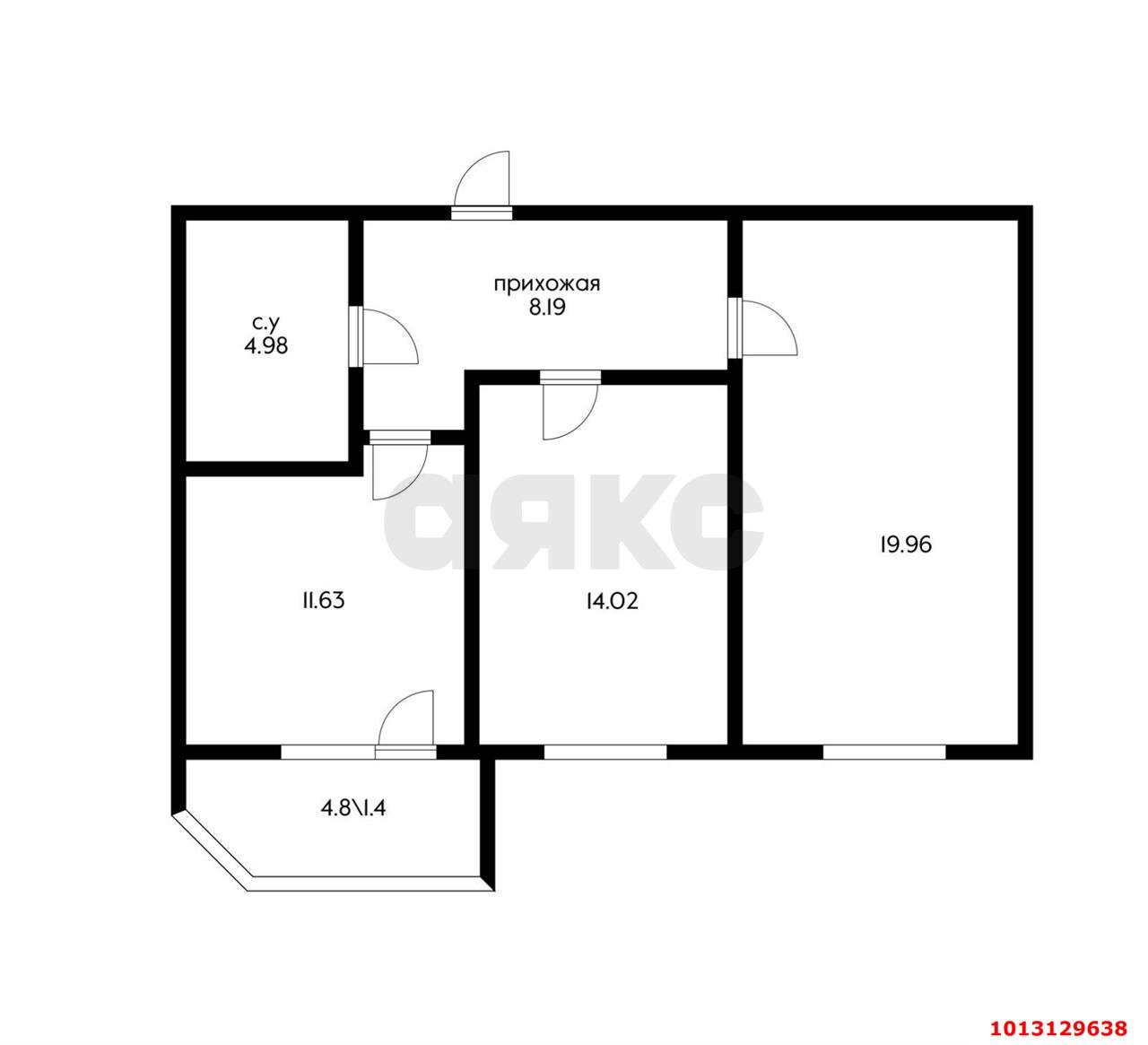 Фото №13: 2-комнатная квартира 63 м² - Краснодар, жилой комплекс Аврора Парк, ул. Шоссе Нефтяников, 22с1