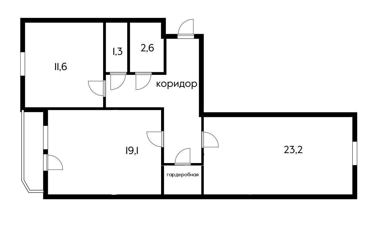 Фото №12: 2-комнатная квартира 74 м² - Краснодар, Прикубанский внутригородской округ, мкр. Восточно-Кругликовский, ул. Восточно-Кругликовская, 46/А