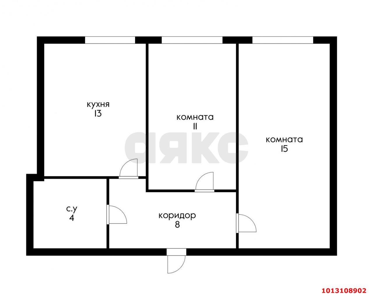 Фото №2: 2-комнатная квартира 51 м² - Краснодар, жилой комплекс Дубровка, ул. Беговая, 56к2