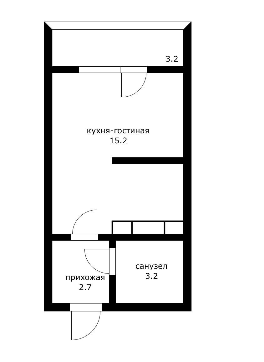 Фото №14: Студия 23 м² - Краснодар, Прикубанский внутригородской округ, мкр. Парк Победы, ул. Героя Пешкова, 14к2