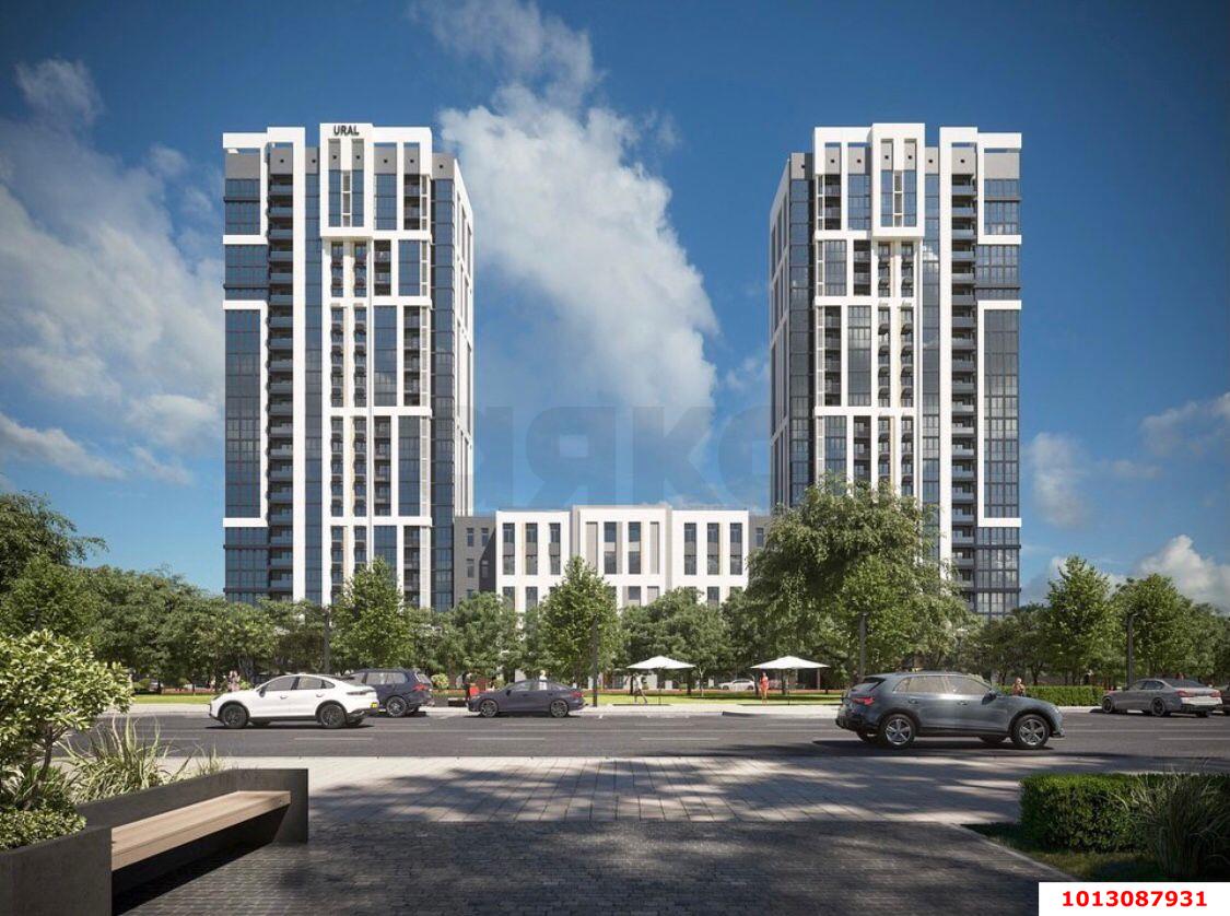 Фото №1: 1-комнатная квартира 49 м² - Краснодар, жилой комплекс Ural, ул. Уральская, 87/7