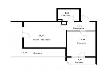 Фото №5: 2-комнатная квартира 49 м² - Краснодар, мкр. жилой комплекс Ural, ул. Уральская, 87/7