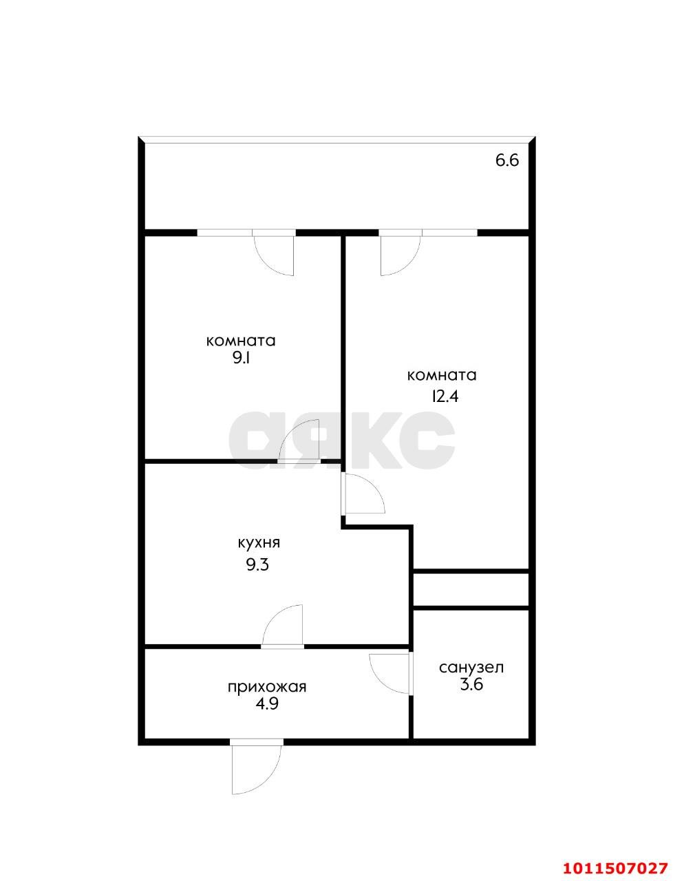 Фото №9: 2-комнатная квартира 46 м² - Краснодар, имени Петра Метальникова, ул. Петра Метальникова, 3/1к2