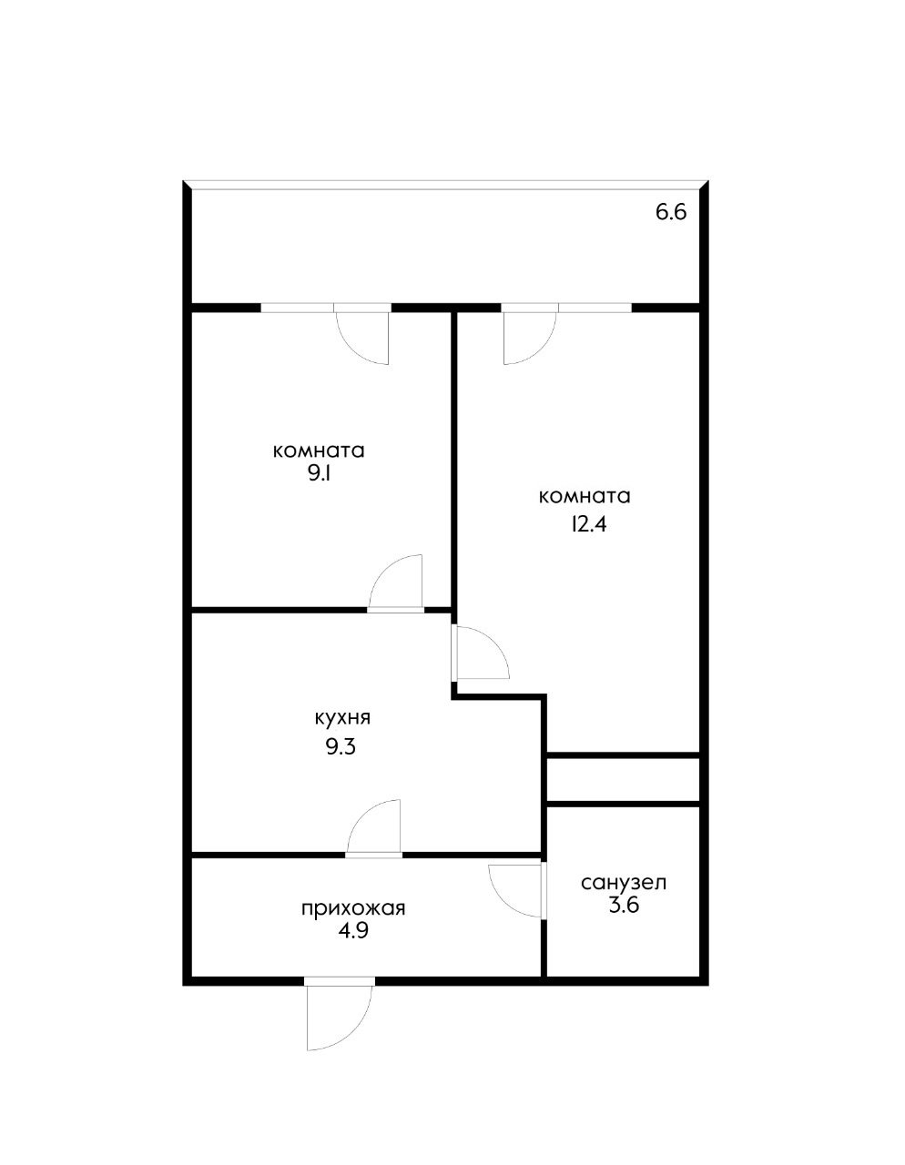 Фото №9: 2-комнатная квартира 46 м² - Краснодар, Прикубанский внутригородской округ, Музыкальный, ЖК Акварели, мкр. имени Петра Метальникова, ул. Петра Метальникова, 3/1к2