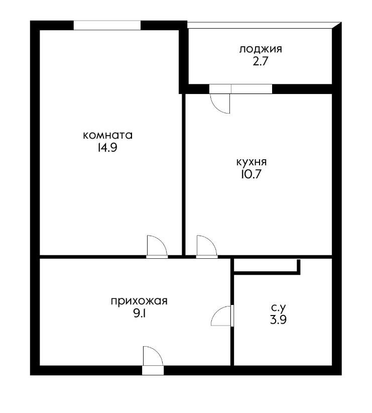 Фото №4: 1-комнатная квартира 43 м² - Краснодар, жилой комплекс Новелла, мкр. Прикубанский внутригородской округ, ул. Питерская, 40к5