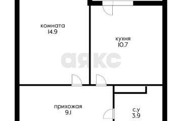 Фото №4: 1-комнатная квартира 43 м² - Краснодар, мкр. жилой комплекс Новелла, ул. Питерская, 40к5