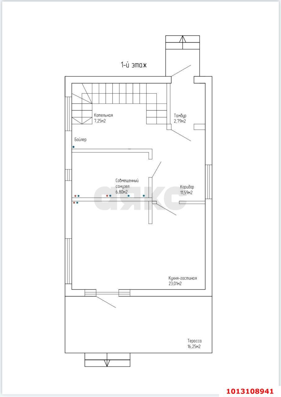 Фото №19: Дом 113 м² + 3.53 сот. - Краснодар, Прикубанский внутригородской округ, мкр. СНТ КСТ-2, ул. Лунная