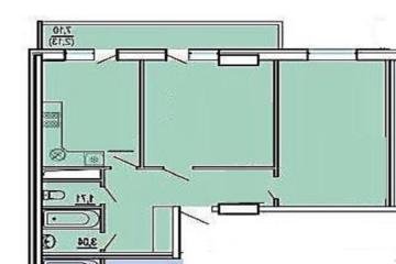 Фото №3: 2-комнатная квартира 72 м² - Краснодар, мкр. Музыкальный, ул. имени Сергея Есенина, 110/1