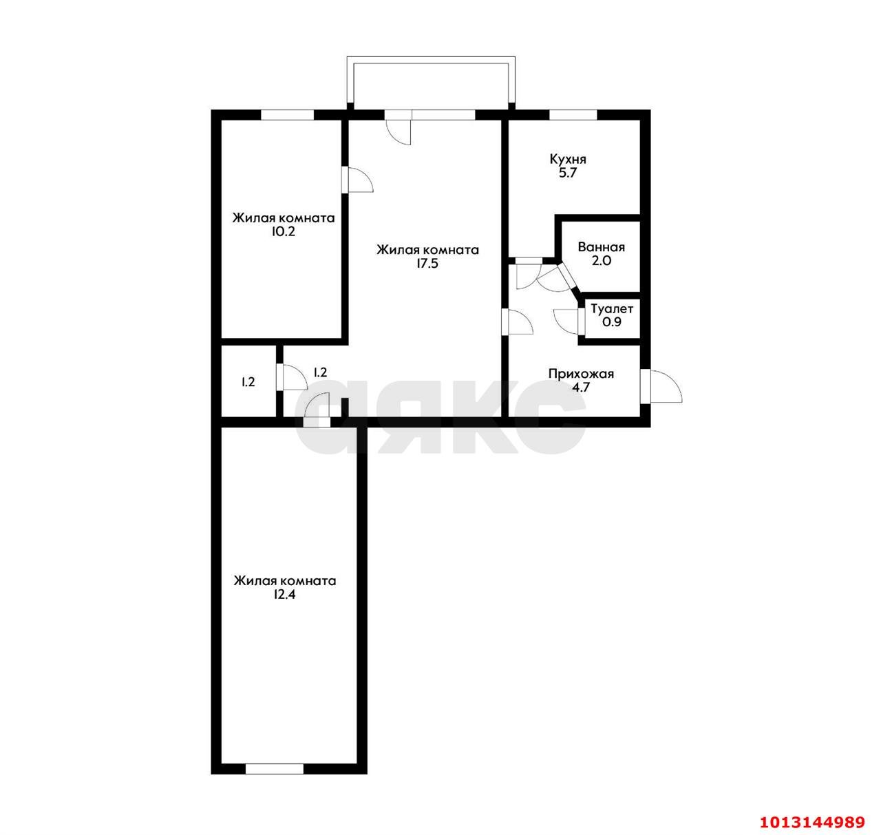 Фото №11: 3-комнатная квартира 60 м² - Краснодар, Черёмушки, ул. Старокубанская, 119