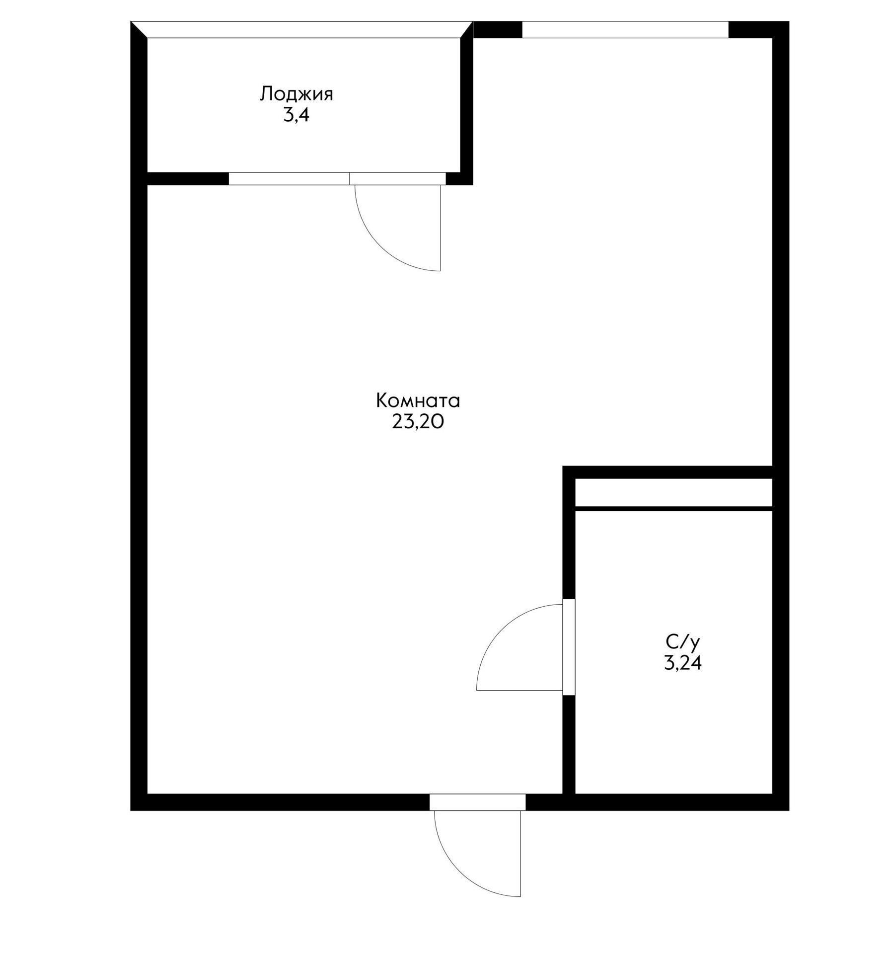 Фото №7: Студия 29 м² - Краснодар, жилой комплекс Славянка, Прикубанский внутригородской округ, мкр. Славянский, ул. Заполярная, 39к10