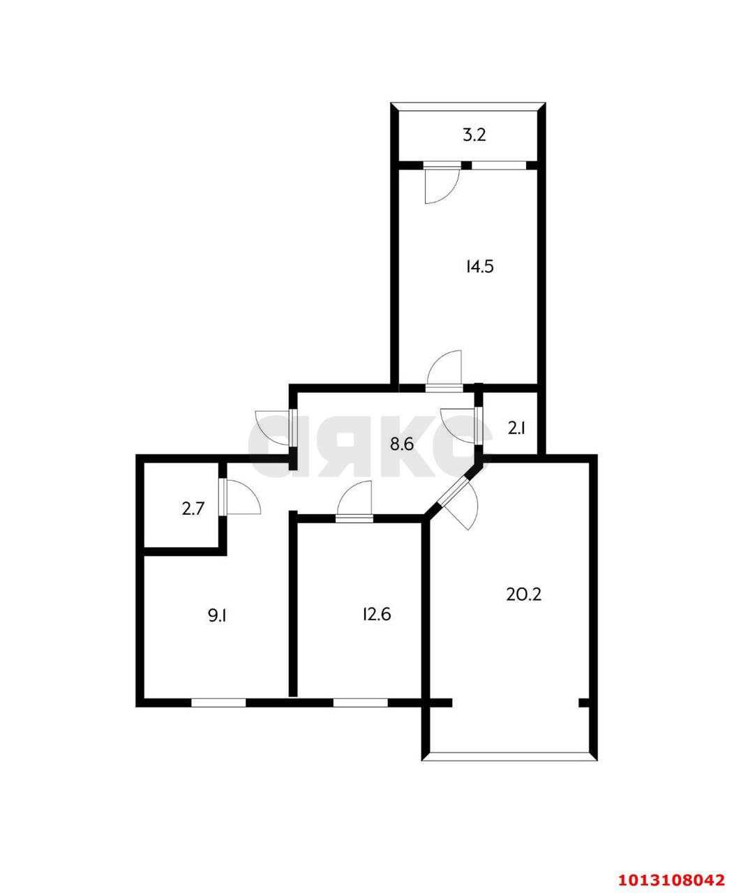 Фото №9: 3-комнатная квартира 80 м² - Краснодар, Новый, ул. 9-я Тихая, 7