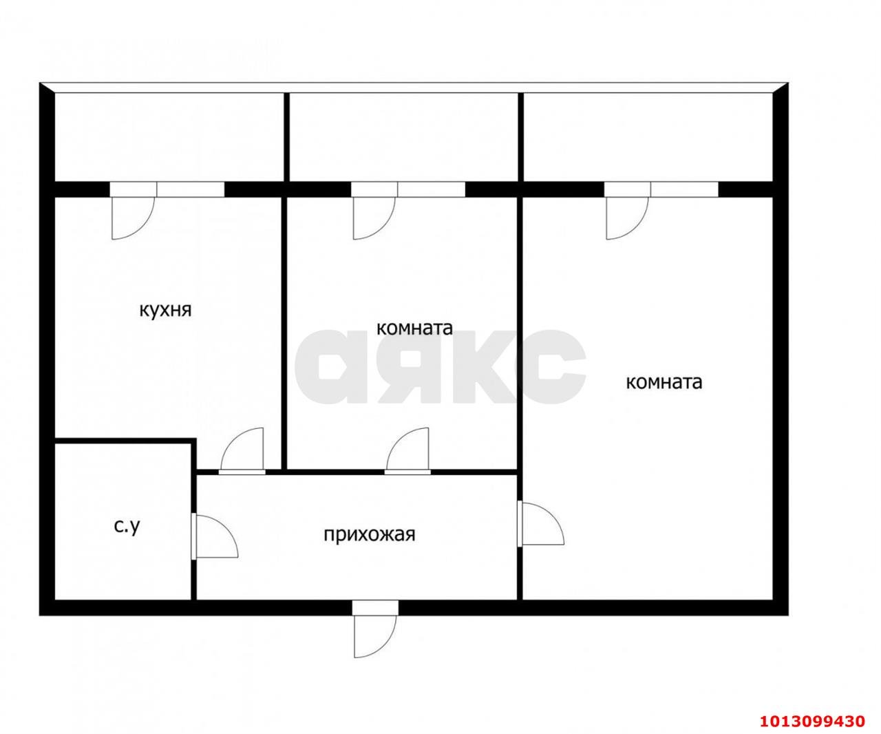 Фото №4: 2-комнатная квартира 50 м² - Российский, жилой комплекс София, ул. Куликова Поля, 15