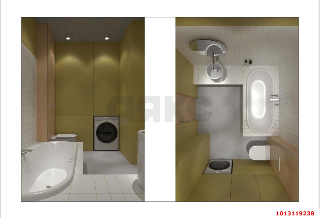 Фото №19: 2-комнатная квартира 61 м² - Краснодар, Прикубанский внутригородской округ, мкр. жилой комплекс Новелла, ул. Питерская, 40к4