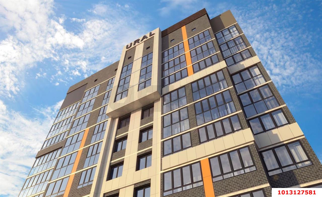 Фото №3: 1-комнатная квартира 43 м² - Краснодар, ЖК Урал, Карасунский внутригородской округ, Камвольно-суконный Комбинат, мкр. жилой комплекс Ural, ул. Уральская, 87/7