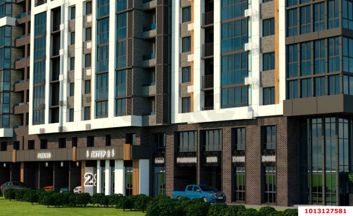 Фото №8: 1-комнатная квартира 43 м² - Краснодар, ЖК Урал, Карасунский внутригородской округ, Камвольно-суконный Комбинат, мкр. жилой комплекс Ural, ул. Уральская, 87/7