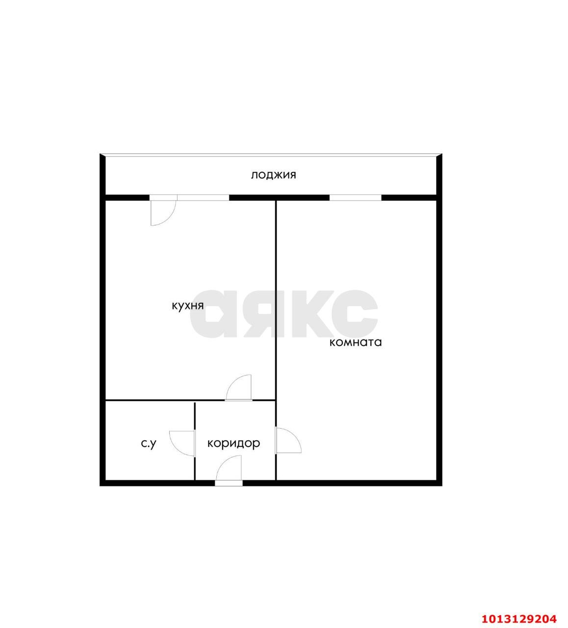Фото №14: 1-комнатная квартира 38 м² - Краснодар, Завод Радиоизмерительных Приборов, Прикубанский внутригородской округ, Музыкальный, мкр. жилой комплекс Семейный, ул. Московская, 122