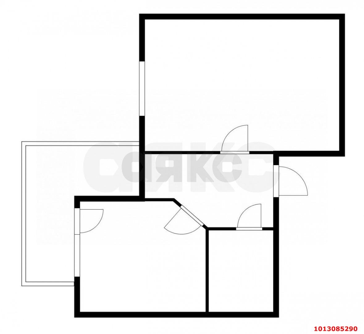 Фото №3: 1-комнатная квартира 31 м² - Краснодар, Прикубанский внутригородской округ, Калинино, мкр. Завод Радиоизмерительных Приборов, пер. Ленинский, 14