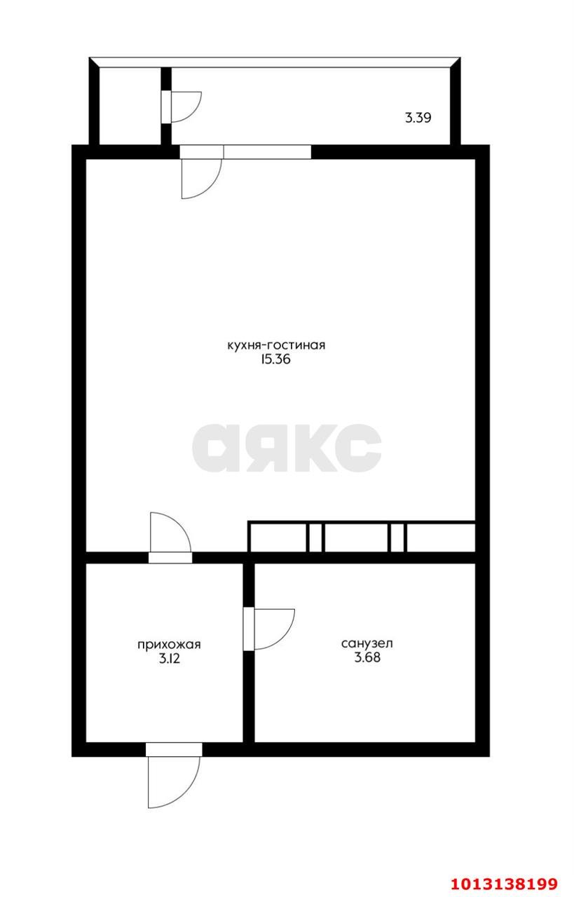 Фото №7: Студия 28 м² - Краснодар, жилой комплекс Мой Город, ул. Западный Обход, 39